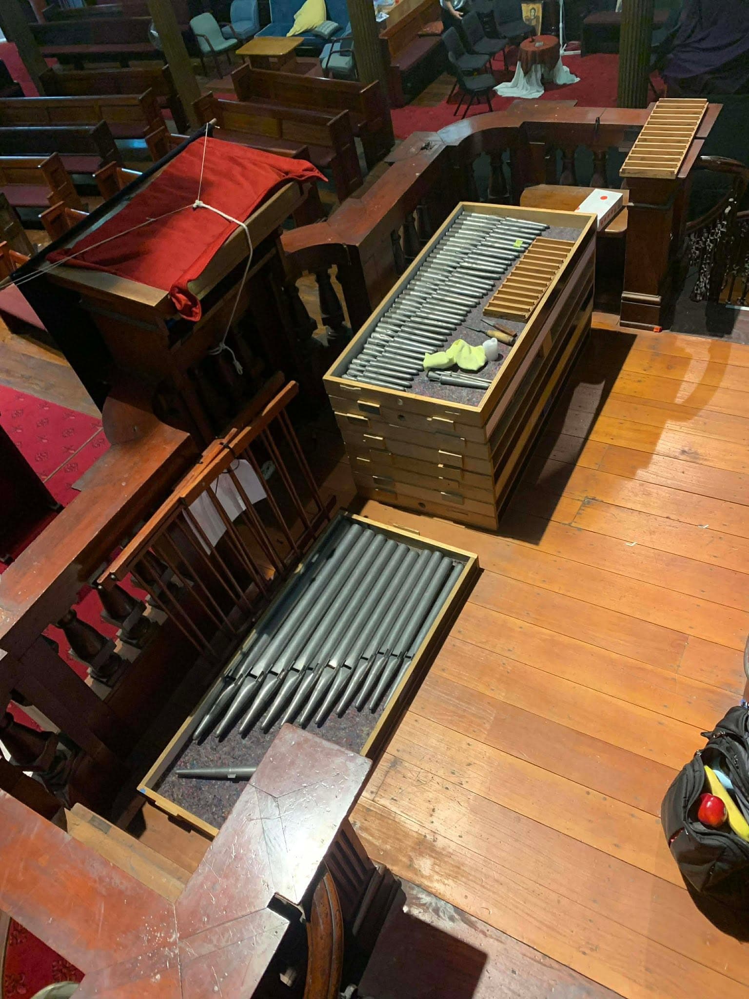 Soundboard Repairs at Pitt Street Uniting Church